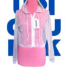 Chaqueta Estilo Bomber de Tul con Capucha - Imagen 5