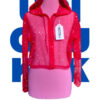 Chaqueta Estilo Bomber de Tul con Capucha
